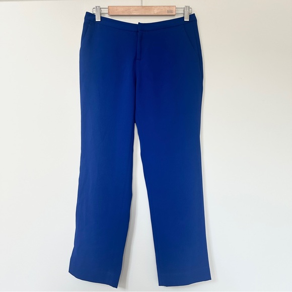 Banana Republic Straight Leg Pants Cobalt Blue Dress Pants - Picture 1 of 5